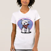 KiniArtウィジェット犬 Tシャツ (正面)