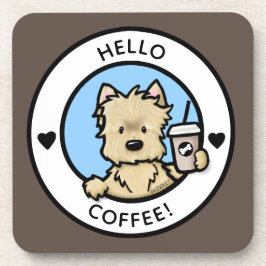 KiniArtカーンコーヒーオーバー懸命プラスチックのコースター コースター