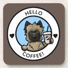 KiniArtカーンコーヒーオーバー懸命プラスチックのコースター コースター