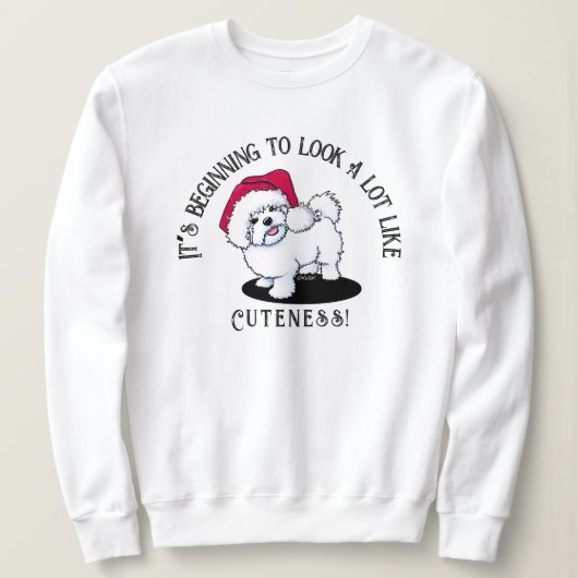 KiniArtクリスマスキュエーションSweatshirt スウェットシャツ (デザイン正面)