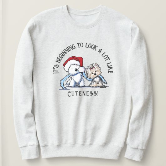 KiniArtクリスマステリアスウェットシャツ スウェットシャツ (デザイン正面)