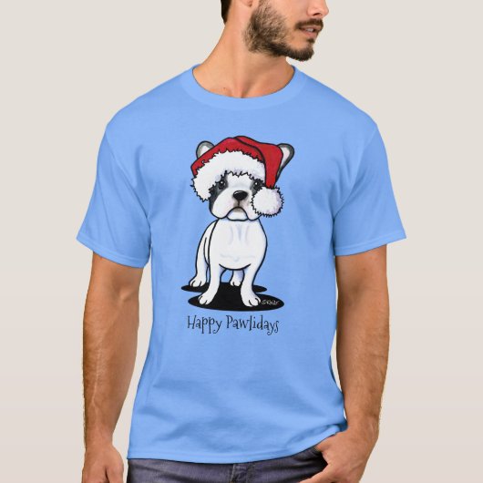 KiniArtクリスマスフランスTシャツ Tシャツ (正面)