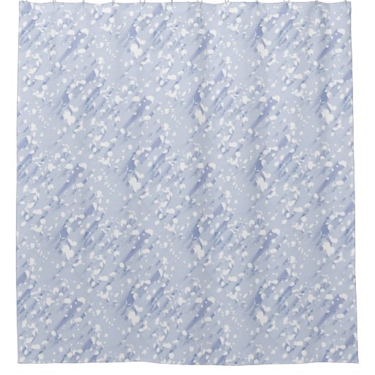 KiniArtシルバーアイスシャワーカーテン シャワーカーテン (正面)