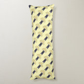 KiniArtスコットランドのライフレモンのアクセント枕 ボディピロー (裏面 (縦))