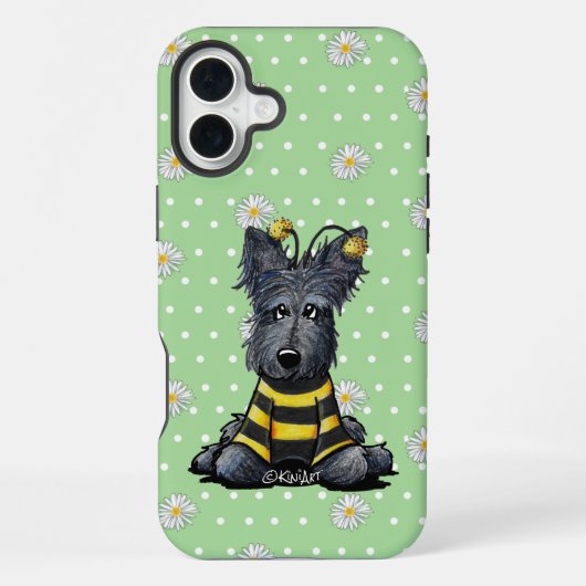 KiniArtスコティッシュビーiPhone / iPadケース iPhoneケース (裏面)