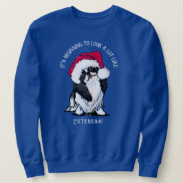 KiniArtチ日本のンChin ChristmasSweatshirt スウェットシャツ