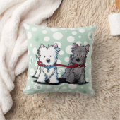 KiniArtテリアズアメリカンMoJoピロー クッション (ブランケット)