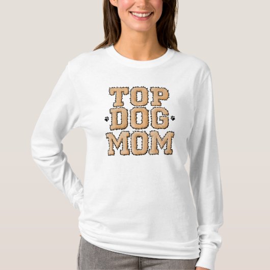 KiniArtトップドッグママTシャツ Tシャツ (正面)