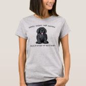 KiniArtニューファンドランド愛犬家Tシャツ Tシャツ (正面)