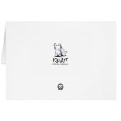 KiniArtフクロウのメモカード (裏面横)