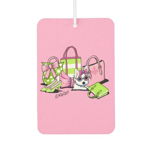 KiniArt女の子らし Things Olivia カーエアーフレッシュナー (正面)