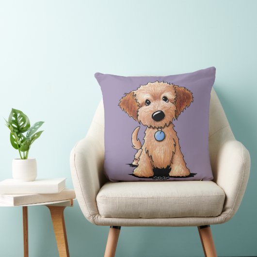 KiniArt小型Goldendoodle クッション (椅子)