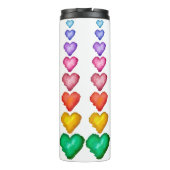 KiniArt水彩色ハート タンブラー (裏面)