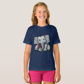 KiniArt象Tシャツ Tシャツ (正面フル)