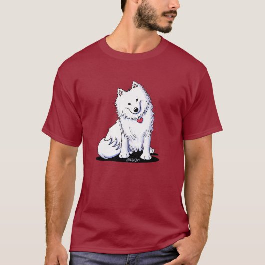 KiniArt アメリカン・エスキモー Tシャツ (正面)