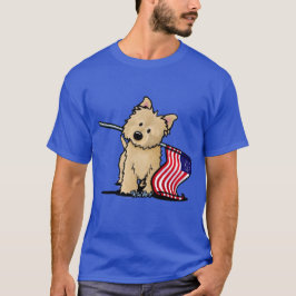 KiniArt アメリカ キャン・テリア Tシャツ