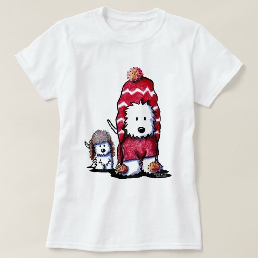 KiniArt ウィンター・ウエスティーズTシャツ Tシャツ (デザイン正面)