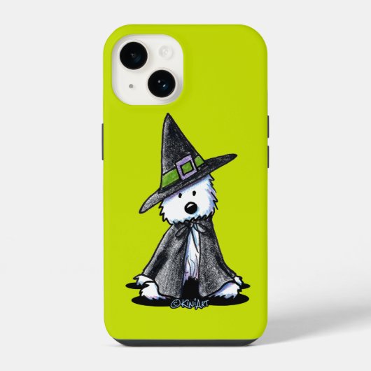 KiniArt ウェスティー魔女 iPhoneケース (裏面)