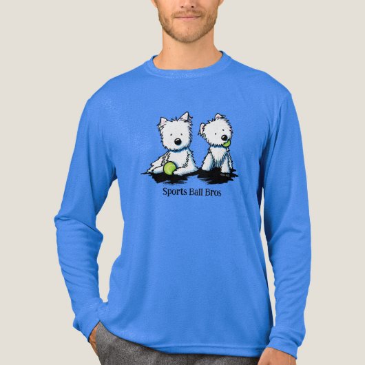 KiniArt ウェスティー・テリア トライブレンドTシャツ (正面)
