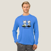 KiniArt ウェスティー・テリア トライブレンドTシャツ (正面全体)