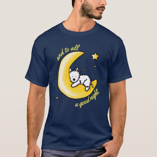 KiniArt ウェスティー ムーンラバー Tシャツ (正面)