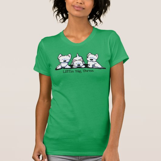 KiniArt ウェスティ トリオ Tシャツ (正面)