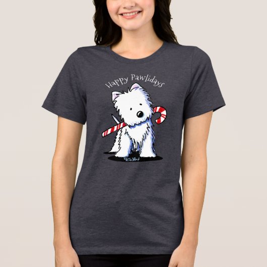 KiniArt キャンディケーン ウェスティ トライブレンドTシャツ (正面)