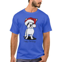 KiniArt クリスマスフレンチTシャツ