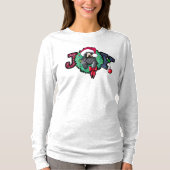 KiniArt クリスマスベア Tシャツ (正面)