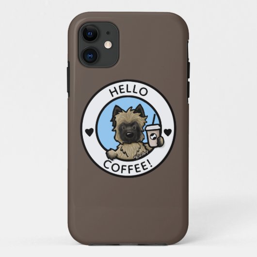 KiniArt コーヒー ケアン・ケース - ケース・メイト iPhone ケース Case-Mate iPhoneケース (裏面)