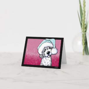 KiniArt ゴールデンドゥードル クリスマスカード サンキューカード