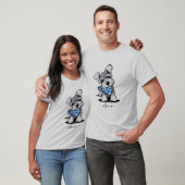 KiniArt シュナウザー 子犬 Tシャツ (ユニセックス)