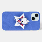 KiniArt スター スペックルド ウェスティ Case-Mate iPhoneケース (裏面 (横))