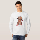 KiniArt ドゥードル犬 ハロウィンTシャツ Tシャツ (正面フル)