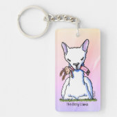 KiniArt ドリー ラマ キーホルダー (正面)