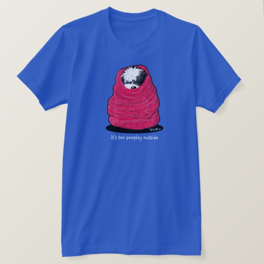 KiniArt ハバニーズ あまりにも人間くさい Tシャツ (デザイン正面)