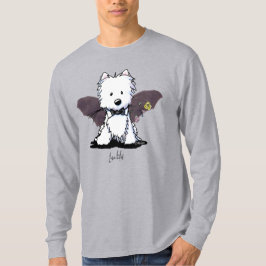 KiniArt ハロウィン ウェスティ テリア Tシャツ