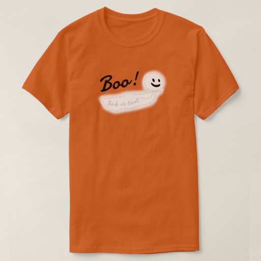 KiniArt ハロウィン ゴースト Tシャツ (デザイン正面)
