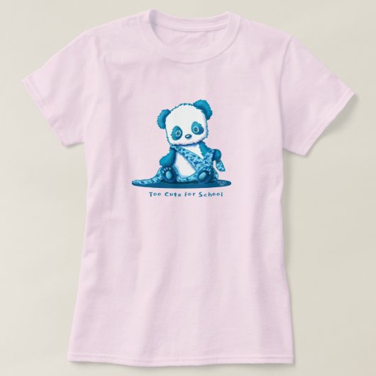 KiniArt パンダの子 Tシャツ (デザイン正面)