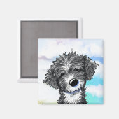 KiniArt ポルトガル水犬 マグネット (正面/裏面)