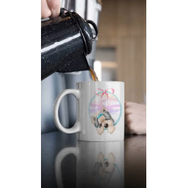 KiniArt ヨーキ― コケッティ デザイン コーヒーマグカップ