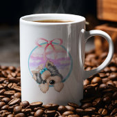KiniArt ヨーキ― コケッティ デザイン コーヒーマグカップ