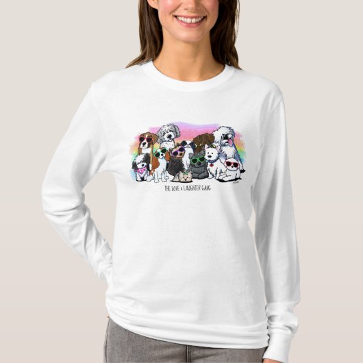 KiniArt 犬 犬好き Tシャツ (正面)