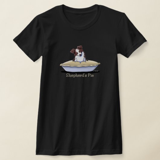 KiniArt 赤いオーストラリアンカティー Tシャツ (レイダウン)