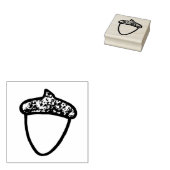 KiniArt Acorn Rubber Stamp ラバースタンプ (押印)