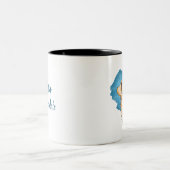 KiniArt Airedale Terrier Coffee Mug ツートーンマグカップ (中央)