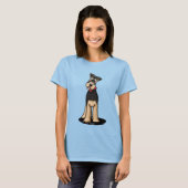 KiniArt Airedale Terrier Tシャツ (正面フル)