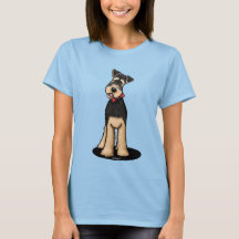 KiniArt Airedale Terrier Tシャツ