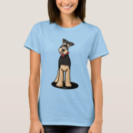 KiniArt Airedale Terrier Tシャツ