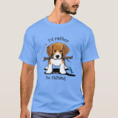 KiniArt Beagle Pup Tシャツ (正面)